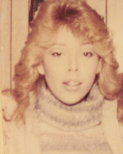 Photo showing a female victim of crime from an older case