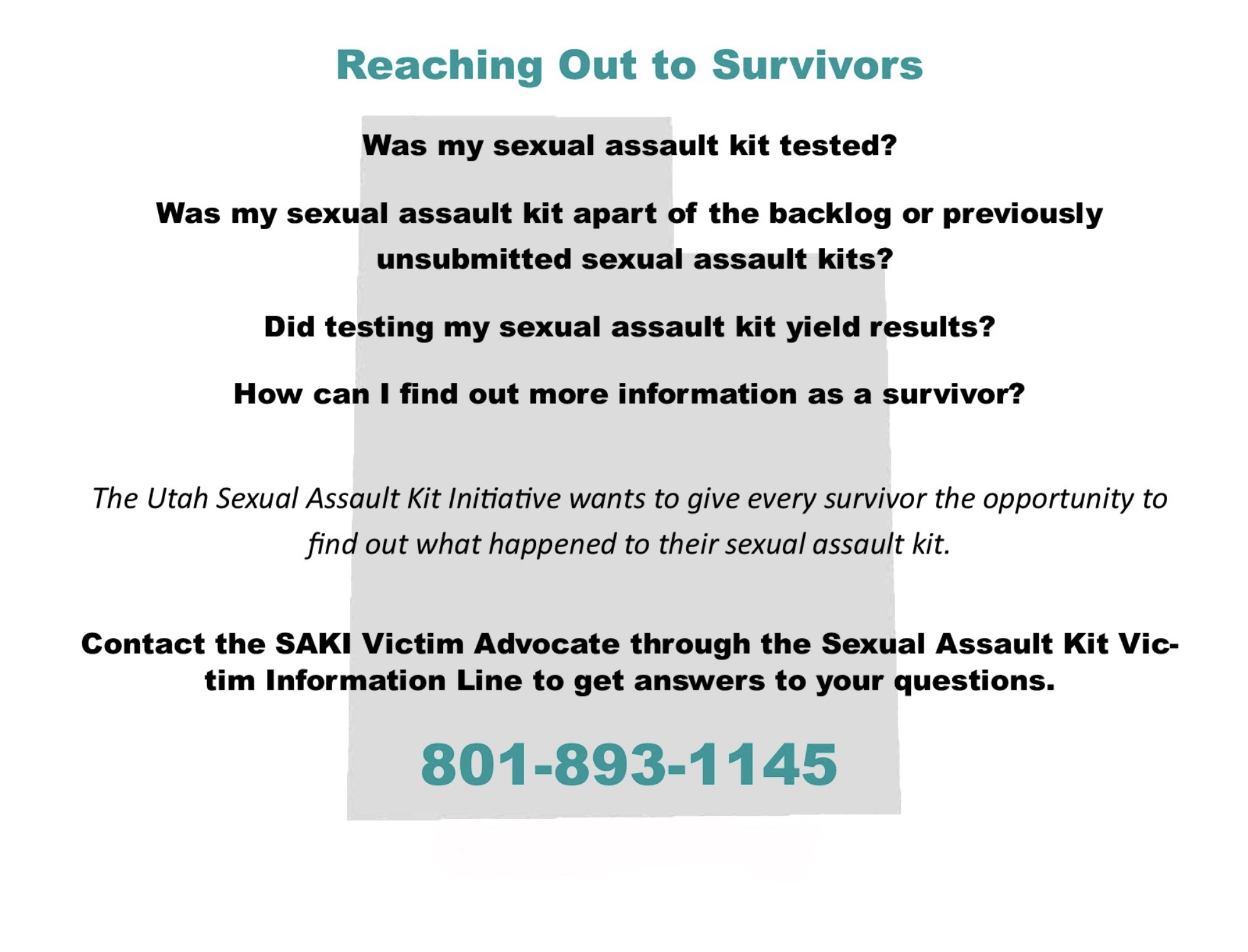 Sexual Assault Kit Initiative Saki Dps State Bureau Of Investigation 6381